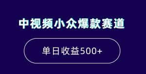 中视频小众爆款赛道，7天涨粉5万+，小白也能无脑操作，轻松月入上万【揭秘】-星启会