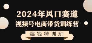 2024年风口赛道视频号电商带货训练营搞钱特训班，带领大家快速入局自媒体电商带货-星启会