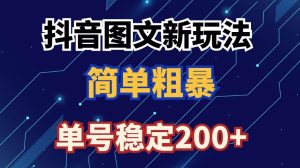 抖音图文流量变现，抖音图文新玩法，日入200+【揭秘】-星启会