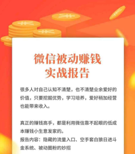 赚哥直播课《微信裂变被动赚钱实战报告》无水印-星启会