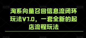 淘系向量召回信息流闭环玩法V7.0，一套全新的起店流程玩法-星启会