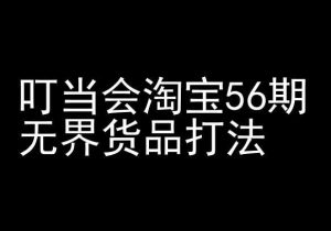 叮当会淘宝56期：无界货品打法-淘宝开店教程-星启会