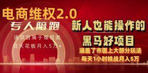 电商维权 4.0 如何做到月入 5 万+每天 1 小时新人也能快速上手【仅揭秘】-星启会