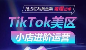 TikTok Shop美区小店进阶运营，抢占红利黄金期 嘎嘎出单-星启会