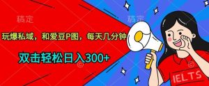 玩爆私域，和爱豆P图，每天几分钟 轻松日入300+【揭秘】-星启会