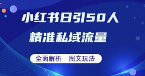 全面解析小红书图文引流日引50私域流量【揭秘】-星启会