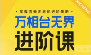 电商万相台无界进阶课，掌握流畅无界的进阶策略-星启会