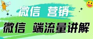 4.19日内部分享《微信营销流量端口》微信付费投流【揭秘】-星启会