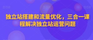 独立站搭建和流量优化，三合一课程解决独立站运营问题-星启会