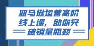 亚马逊运营高阶线上课，助你突破销量瓶颈-星启会