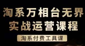 淘系万相台无界实战运营课，淘系付费工具课-星启会