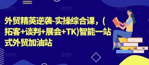 外贸精英逆袭-实操综合课，(拓客+谈判+展会+TK)智能一站式外贸加油站-星启会