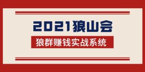 2021狼山会狼群赚钱实战系统：让你步步为营，直达胜利终点的赚钱必备-星启会