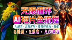 AI剪辑无限循环画面：新手轻松月入上万的秘技【揭秘】-星启会