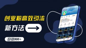 创业粉高效引流，抖音工具号玩法，日引300+，不要成为学习高手，要成为实战高手【揭秘】-星启会