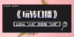 月营业额700万+大佬教您《玩转口播》让你从“小白”到剪辑“大师”-星启会