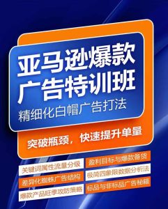 亚马逊爆款广告特训班，快速掌握亚马逊关键词库搭建方法，有效优化广告数据并提升旺季销量-星启会