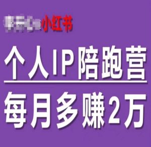 小红书个人IP陪跑营，60天拥有自动转化成交的双渠道个人IP，每月多赚2w-星启会