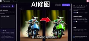 免费人工智能工具PLAYGROUND AI，输入命令，实现一键修图-无需基础-星启会