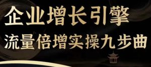 企业增长引擎流量倍增实操九步曲，一套课程帮你找到快速、简单、有效、可复制的获客+变现方式，-星启会