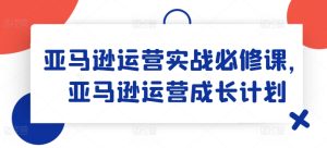 亚马逊运营实战必修课，亚马逊运营成长计划-星启会