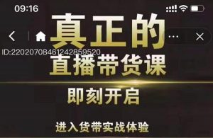 李扭扭超硬核的直播带货课，零粉丝快速引爆抖音直播带货-星启会