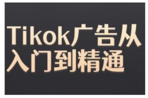 Tiktok Ads实操教程，Tiktok广告从入门到精通 –-星启会