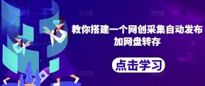 教你搭建一个网创采集自动发布加网盘转存 –-星启会